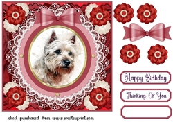 Red Westie card front 9