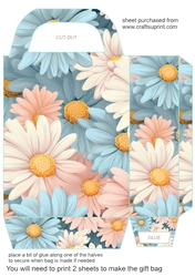 Pastel daisies gift bag 5