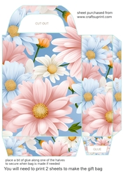 Pastel daisies gift bag 10
