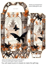 Orange and black Halloween gift bag 7