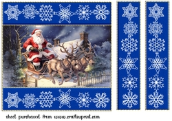 Santas delivery card front