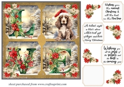 LOVE Christmas pup card front 19