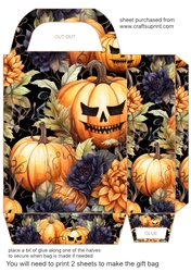 ....And pumpkins Halloween gift bag 1