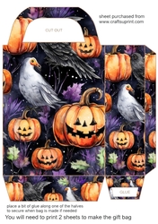 ....And pumpkins Halloween gift bag 6