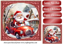 Santas new ride card front 1