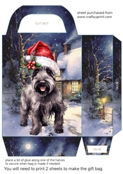 Christmas Scottish terrier gift bag 5