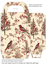 Vintage Christmas gift bag 11