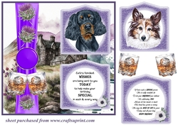 2 Panel Scottish dogs card front 3