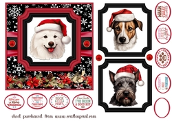 Hairy Christmas card front 22