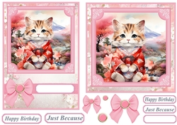 5x7 and 6x6 Oriental themed card fronts 4