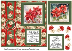 Winter poinsettia card front 3