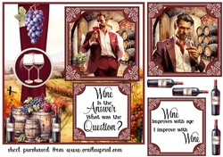 Male vineyard card front