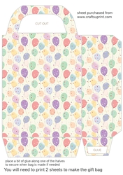 Balloons gift bag 5