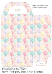 Balloons gift bag 6
