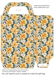 Spring flowers gift bag 1
