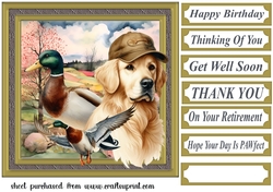 Working dog card front 12
