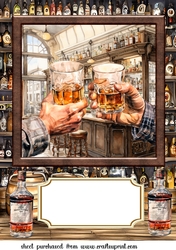 Large CHEERS bar topper 1