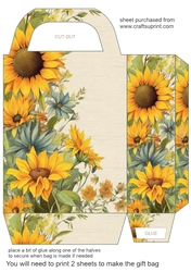 Floral edge gift bag 6