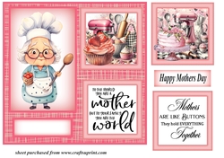 cup1283597_659 - Pink Mothers day baking themed card front 3