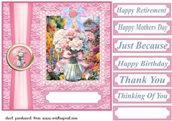 Vase of flowers card front 1