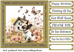 Its a dogs life card front 2