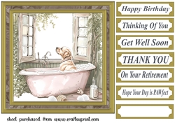 Its a dogs life card front 7