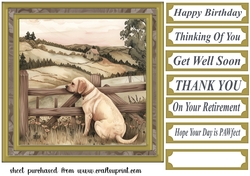 Its a dogs life card front 10