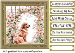 Its a dogs life card front 20