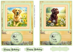 2 Make a wish pup card fronts 1