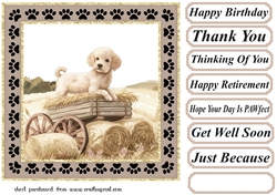 Its a dogs life on the farm card front 4