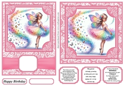 6x6 and 5x7 Ballerina card fronts 3