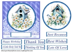 Blue bird card front 2