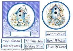 Blue bird card front 3