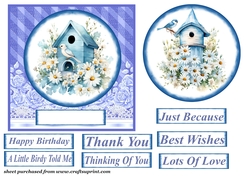 Blue bird card front 4