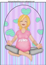 Time to Relax Pregnancy Topper 1