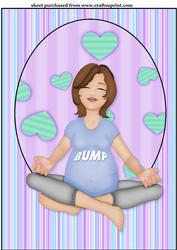Time to Relax Pregnany Topper 2