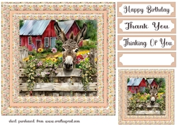 By the fence card front 5