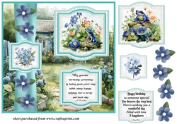 2 Panel frog/toad Birthday card front 3