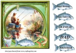 Gone fishing card front (n) 7