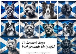 10 Scottish dog backgrounds kit (png)3