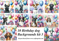 10 Birthday dog backgrounds kit(jpeg) 3