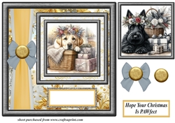 Hope your Christmas is Pawfect card front 6