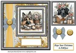 Hope your Christmas is Pawfect card front 10