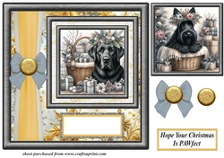 Hope your Christmas is Pawfect card front 11
