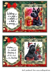 2 7x5 aprox Christmas Scottie card fronts 2