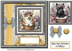 Hope your Christmas is Pawfect card front 13