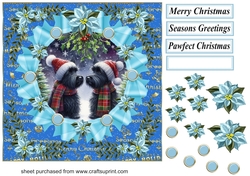 Christmas Scotties card front 9