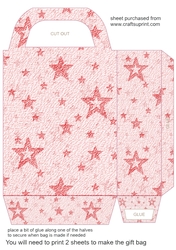 Pink Christmas themed gift bag 9