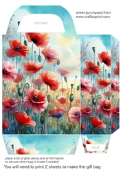Poppy field gift bag 1