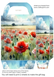Poppy field gift bag 3